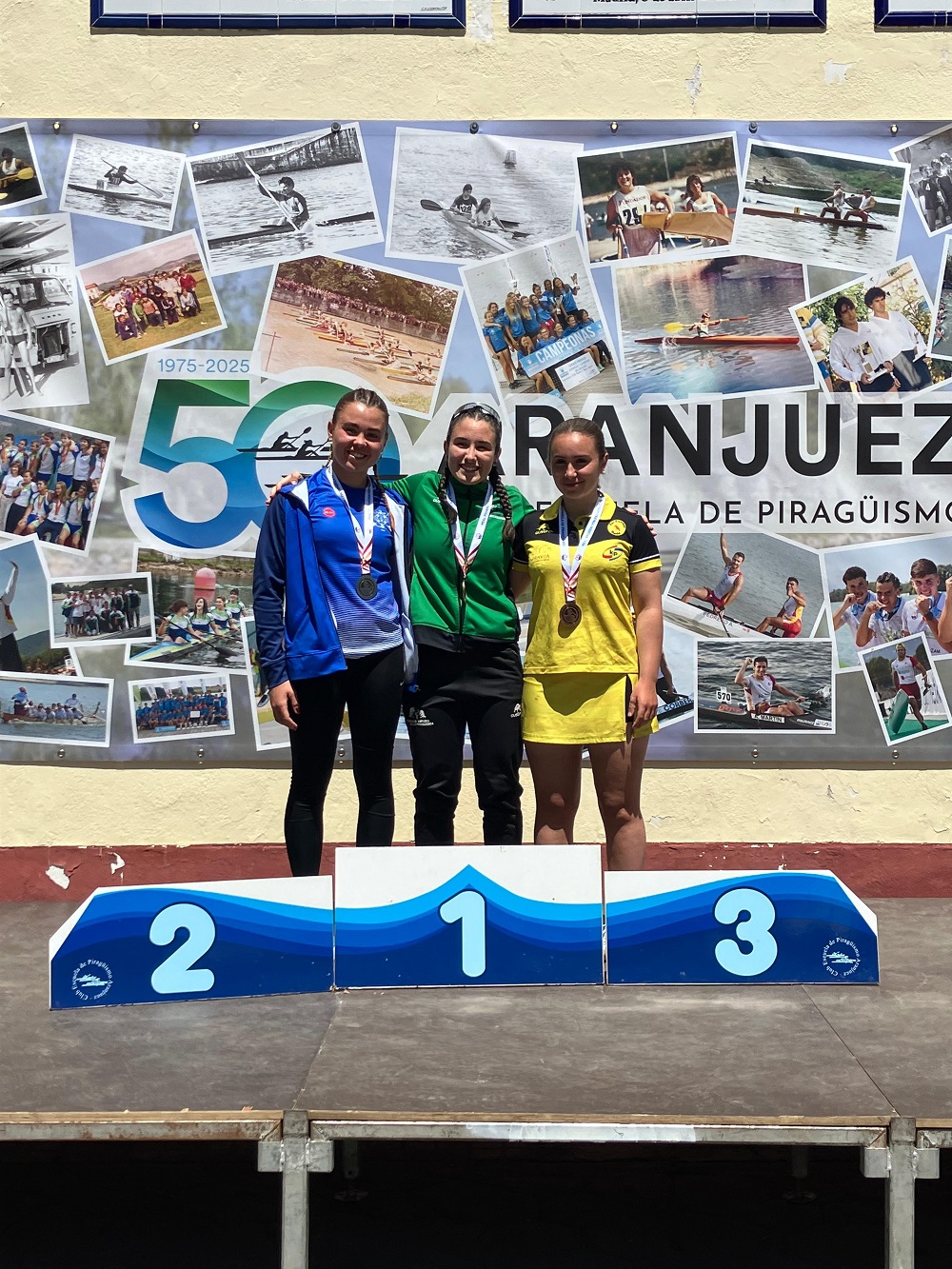 Tres medallas en el Campeonato de Espa&ntilde;a de R&iacute;os para el Pirag&uuml;ismo Pamplona